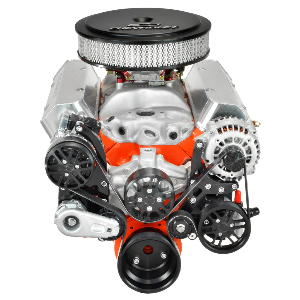 Small Block Chevy 8-Rib Pulley Kit Alt AC PS | Victory HD