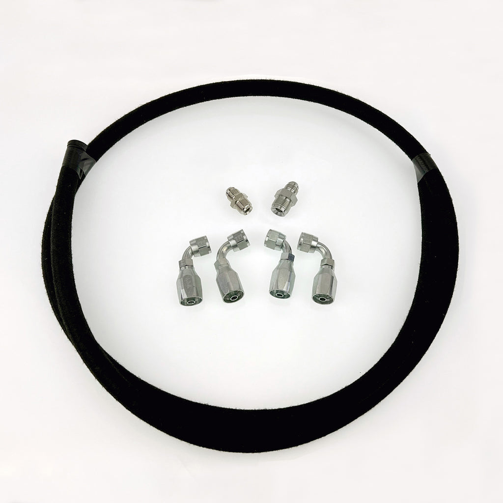 Power Steering Hose Kit Black AQP | Ford Steering Box