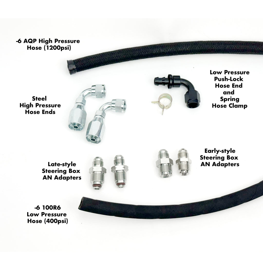 Power Steering Hose Kit GM Universal - Holley | CVF | Billet Specialties