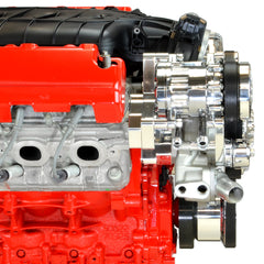 Concept One Pulley Systems: Chevy LT Victory Series Kit with Alternator, A/C and Power Steering, side view