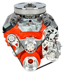 Concept One Pulley Systems: Chevy Big Block Victory Series Kit with Alternator and Power Steering, front view