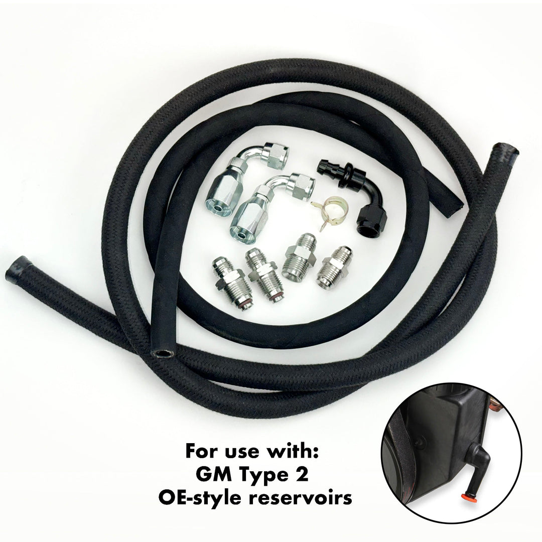 Power Steering Hose Kit for Holley®, CVF®, Billet Specialties, Universal | New Product