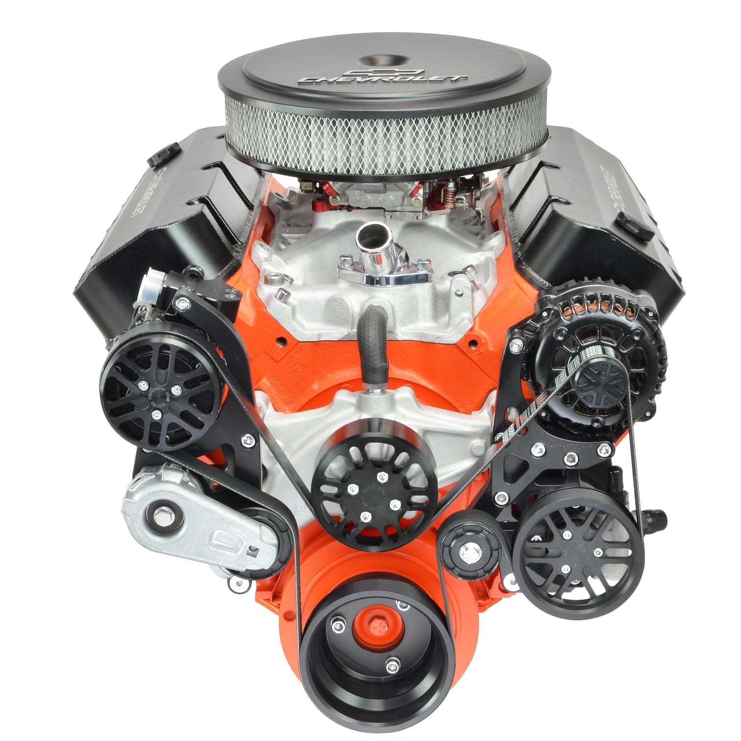 Big Block Chevy 8-Rib Pulley Kit Alt AC PS | Victory HD – Concept ONE ...