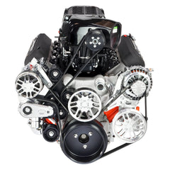 Chevy LS 10 Rib Pulley Kit | Whipple WK-1815-30 Supercharger-Alt-AC-PS | MAX 10R