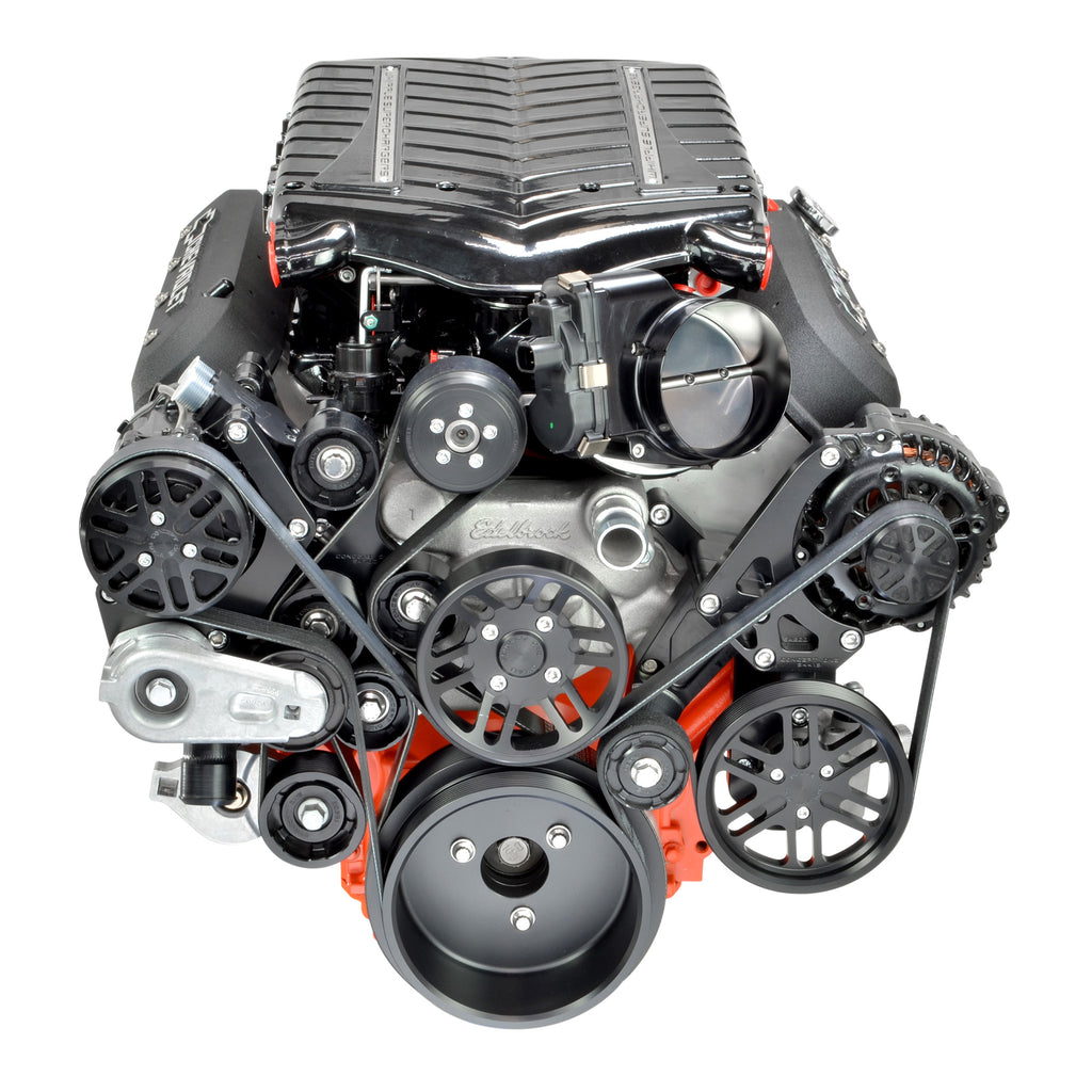 Chevy LS 10 Rib Pulley Kit | Whipple WHR-1200 3.0L LSA Supercharger-Alt-AC-PS | MAX 10R