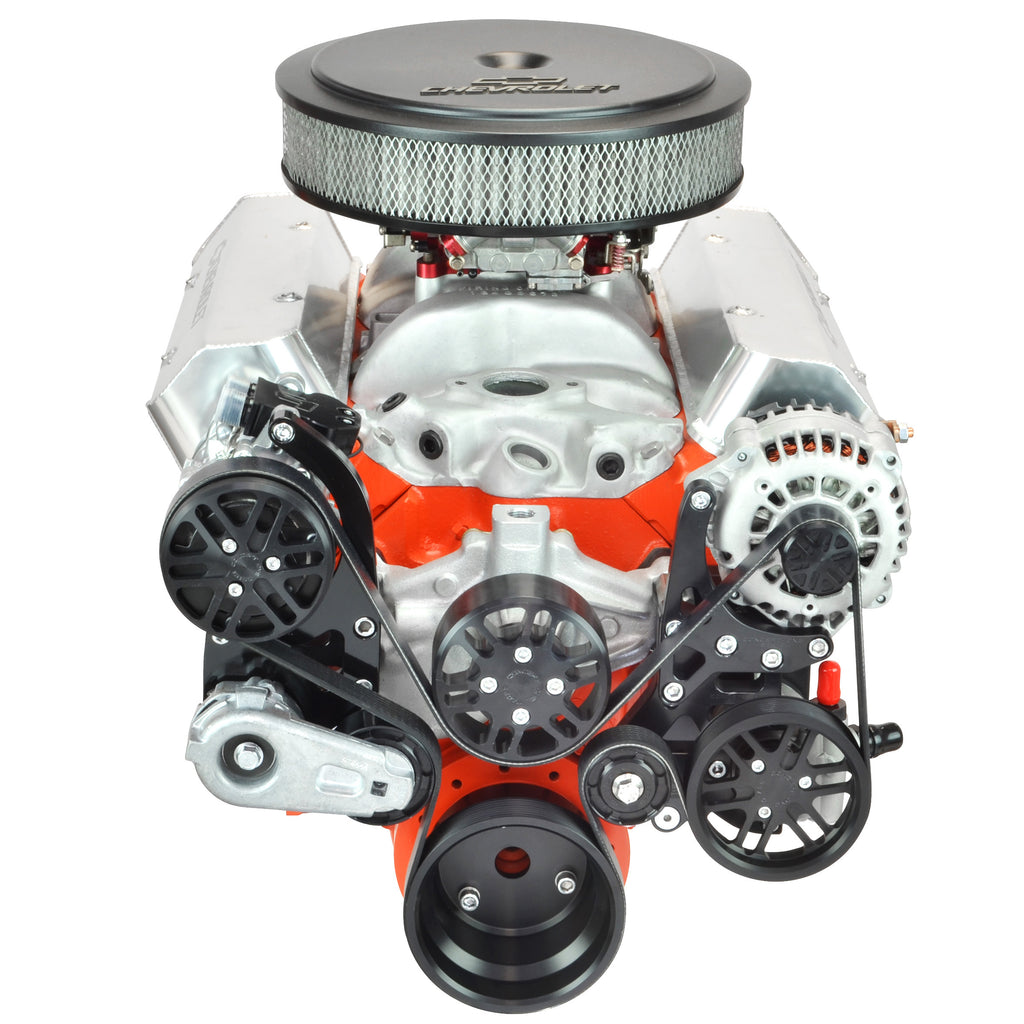 Small Block Chevy 8-Rib Pulley Kit Alt AC PS | Victory HD
