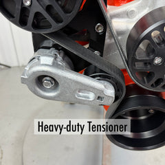 Small Block Chevy 8-Rib Pulley Kit Alt AC PS | Victory HD