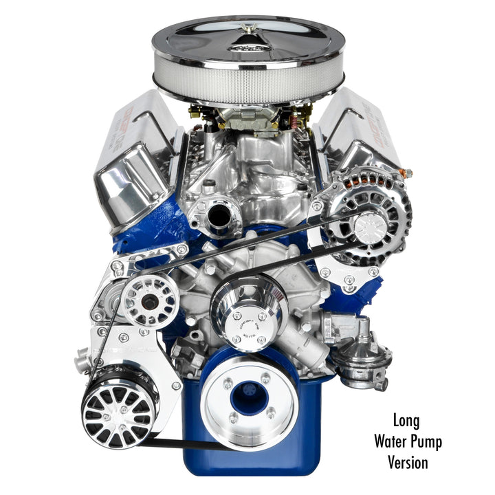 Small Block Ford Pulleys 289 302 351W V-Belt Kit 2V 4 Bolt SBF Underdrive 2V - Foto 7