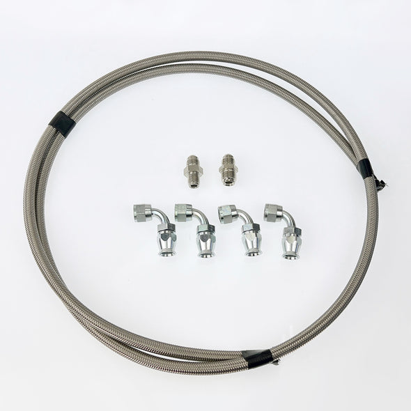 Power Steering Hose Kit Stainless Braided | Ford Steering Box