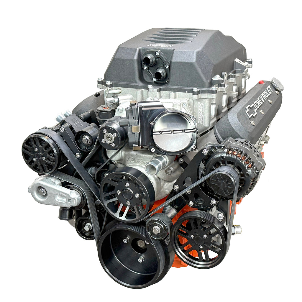 Chevy LS 10 Rib Pulley Kit: LSA 2650 by Harrop - Alt, AC, PS | MAX 10R Series