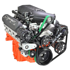 Chevy LS 10 Rib Pulley Kit | Harrop TVS2650 LH Supercharger-Alt-AC-PS | MAX 10R