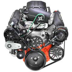 Chevy LS 10 Rib Pulley Kit | Harrop TVS2650 LH Supercharger-Alt-AC-PS | MAX 10R