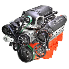 Chevy LS 10 Rib Pulley Kit | Harrop TVS2650 LH Supercharger-Alt-AC-PS | MAX 10R