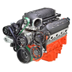 Chevy LS 10 Rib Pulley Kit | Harrop TVS2650 LH Supercharger-Alt-AC-PS | MAX 10R