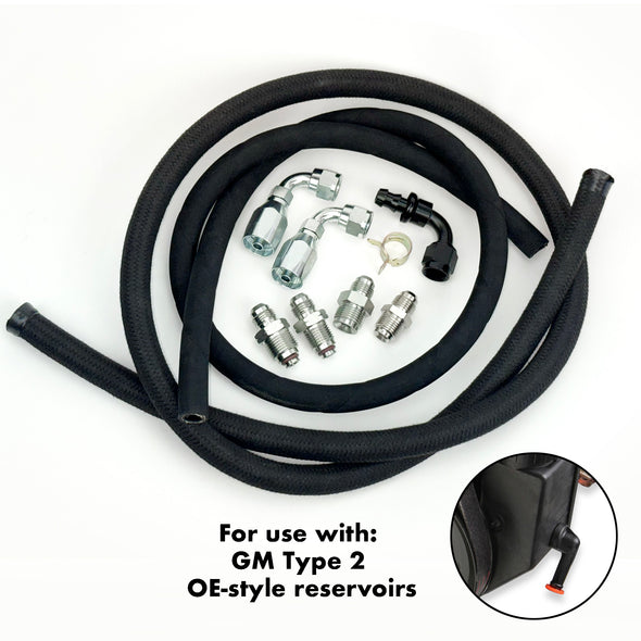 Power Steering Hose Kit GM Universal - Holley | CVF | Billet Specialties