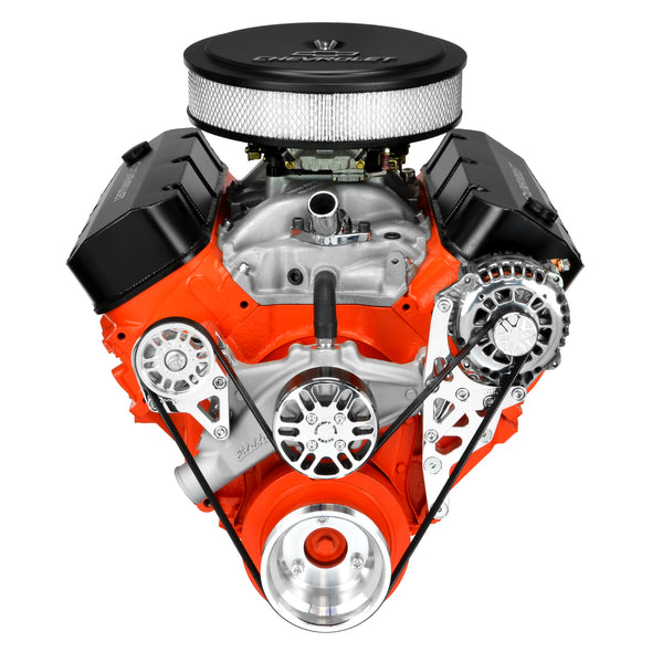 Concept One Pulley Systems: Chevy Big Block Victory Series Kit with Alternator, front view