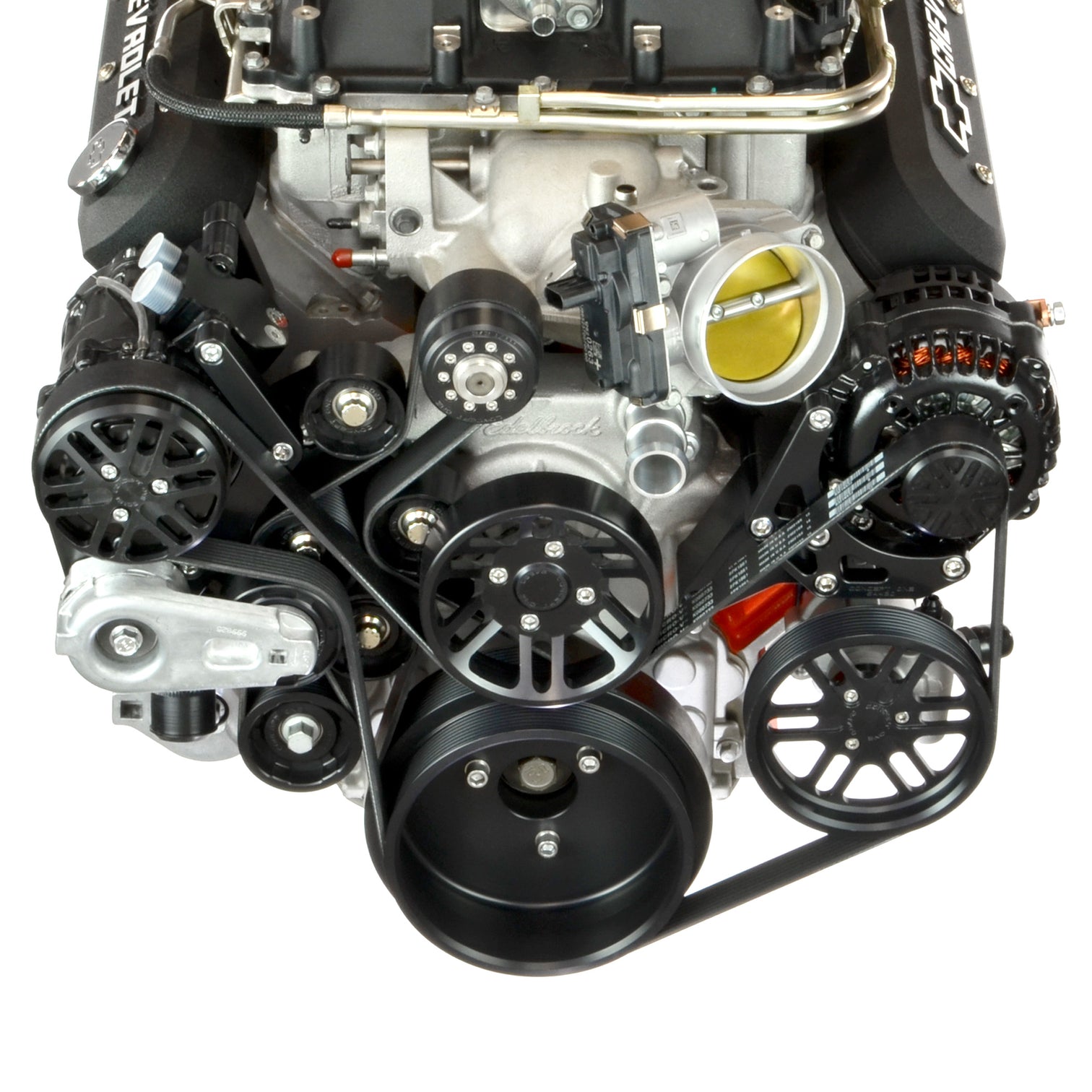 Chevy LS 10 Rib Pulley Kit: LSA, ZL1 Supercharged - Alt, AC, PS | MAX ...