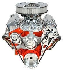 Concept One Pulley Systems: Chevy Small Block Victory Series Kit with Alternator, front view