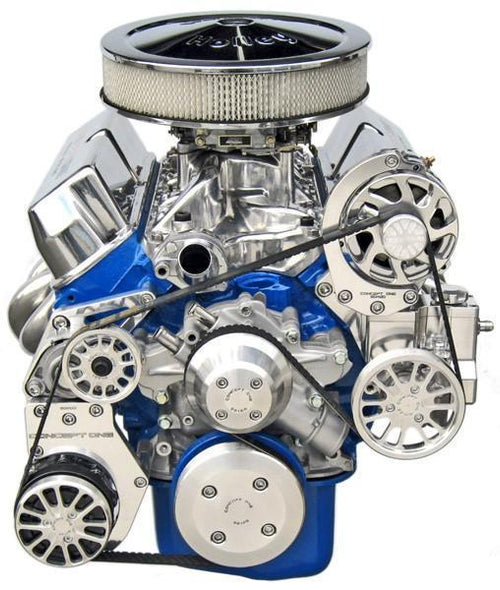 Ford Small Block Kit with Alternator, A/C, and Power Steering